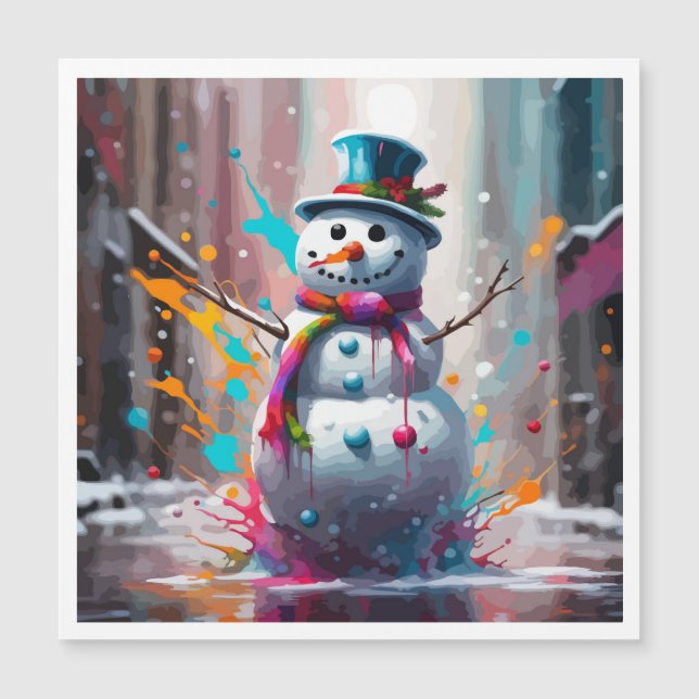En Merry Snögubbe-kalender (Framsida)