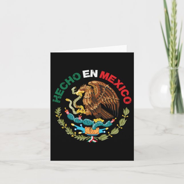 En Mexiko Eagle Mexikanska Independence day Manar  Kort (Framsida)