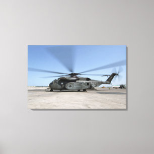 En MH-53E Sea Dragon-helikopter Canvastryck
