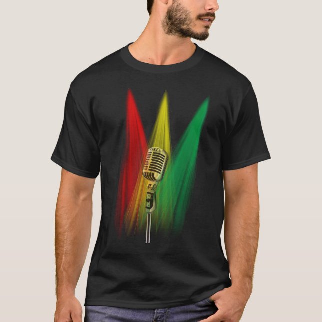 En Mic, 3 ljus Tee Shirt (Framsida)
