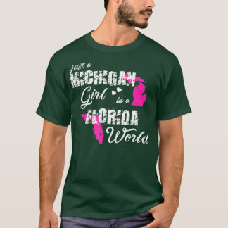 En Michigan-flicka i Fl T Shirt