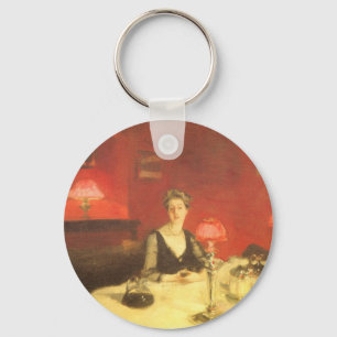 En middagsbords vid natt av John Singer Sargent Nyckelring