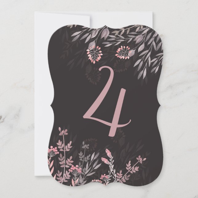 En Midsommarnattens Dream Bord 4-Dubbla Sided Inbjudningar (Framsida)