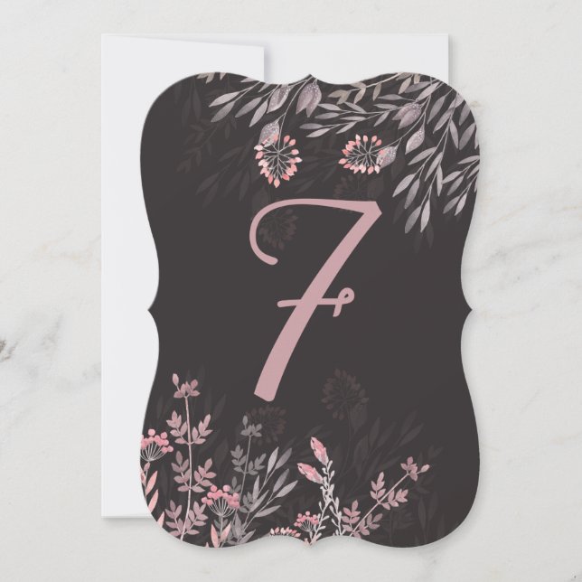 En Midsommarnattens Dream Bord 7-Dubbla Sided Inbjudningar (Framsida)