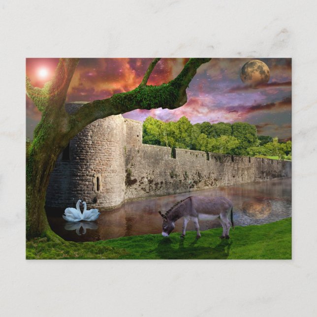 En Midsommarnattsdröm. Vykort (Framsida)