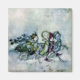 En Midsummernatts dröm- älvor Magnet