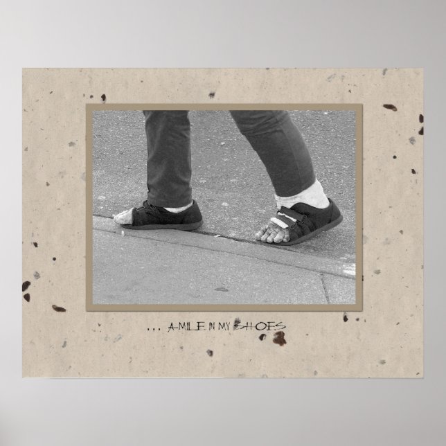 ...en mil i mina skor poster (Framsidan)