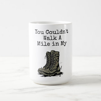 "En mil i mina stövlar" Kaffemugg
