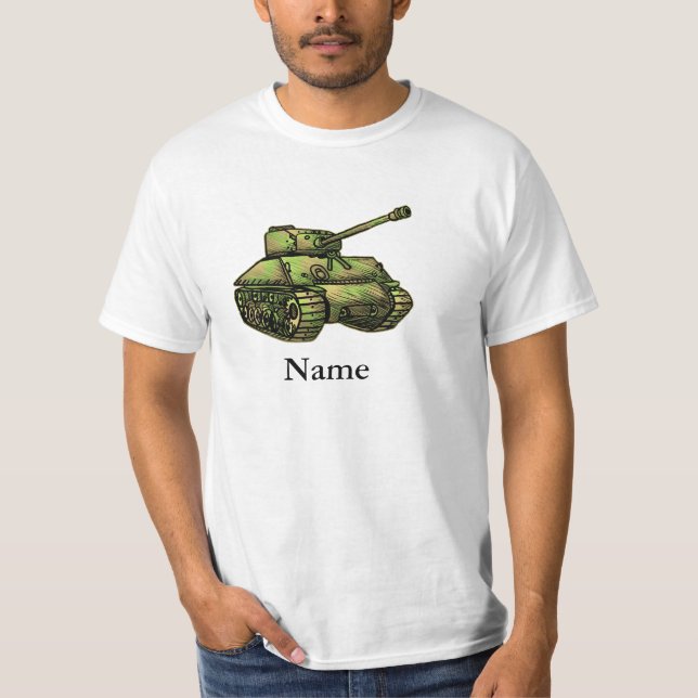 En militär Tank t-shirt (Framsida)