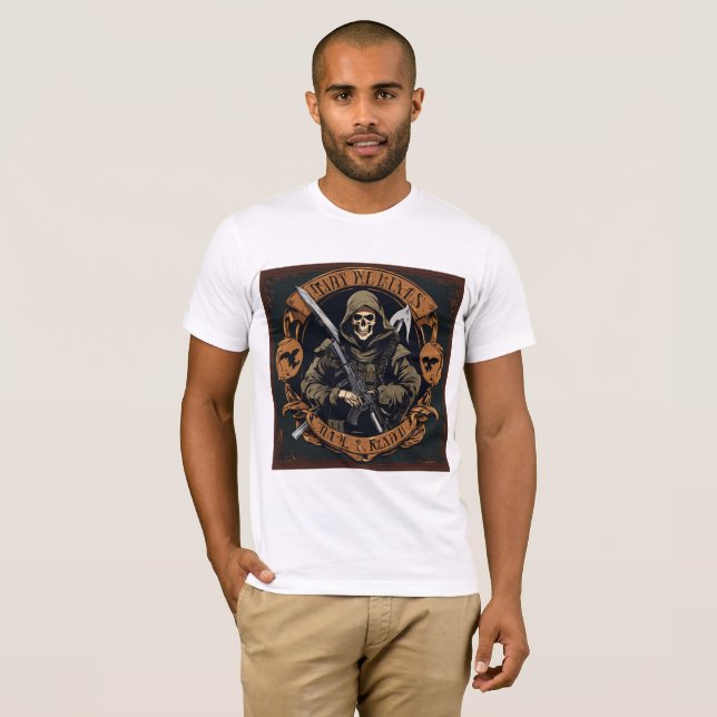 En militärbricka t shirt (Hel framsida)