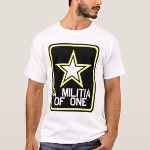 "EN MILITIA AV ETT" Andra ändringsförslaget T-shirt
