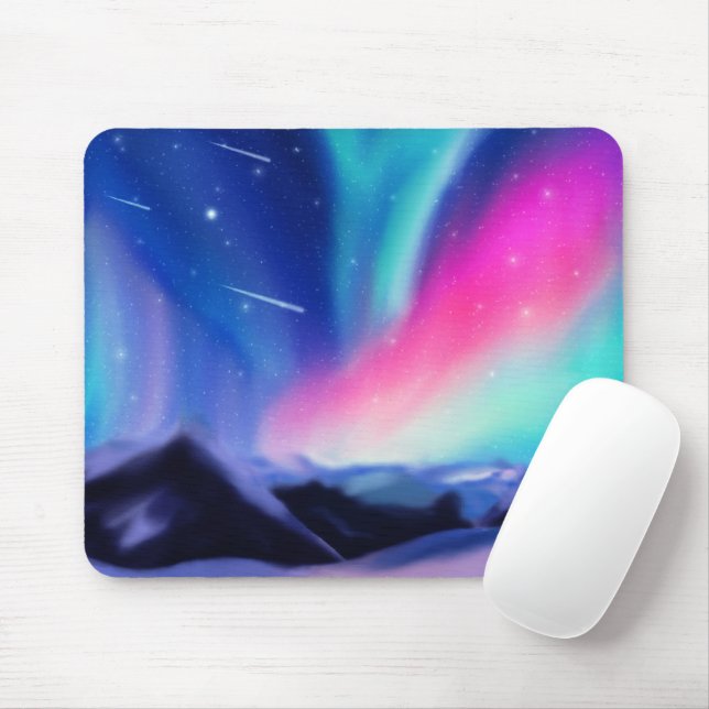 En miljon Aurora Dreams Mouse Pad Musmatta (Med mus)