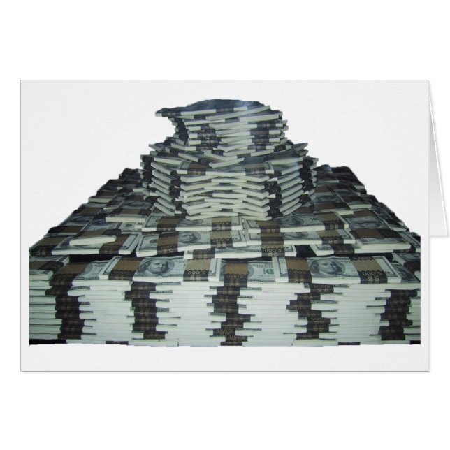 En miljon dollar hälsningskort (Framsidan Horizontal)
