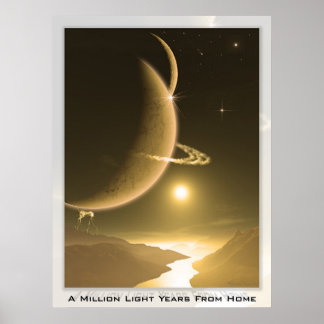 En miljon ljusår från hemmet poster