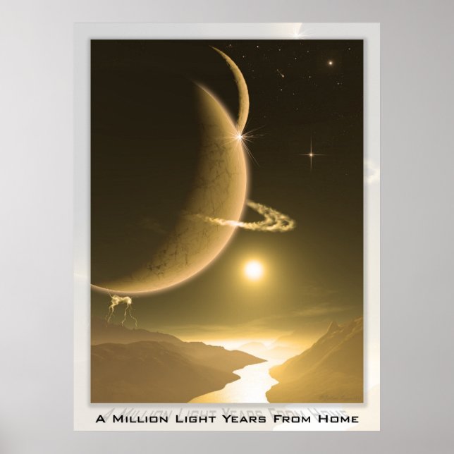 En miljon ljusår från hemmet poster (Framsidan)