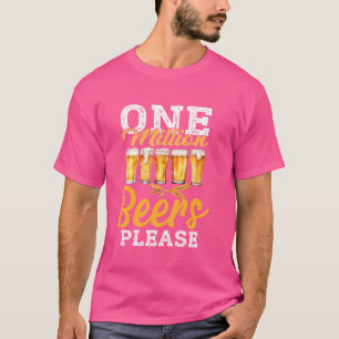 En miljon Öl ber om en finansnota för Manar T Shirt