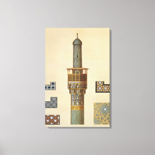 En Minaret och ett keramiskt specificerar från Canvastryck