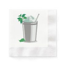 EN MINT JULEP-PAPPERSSERVETT