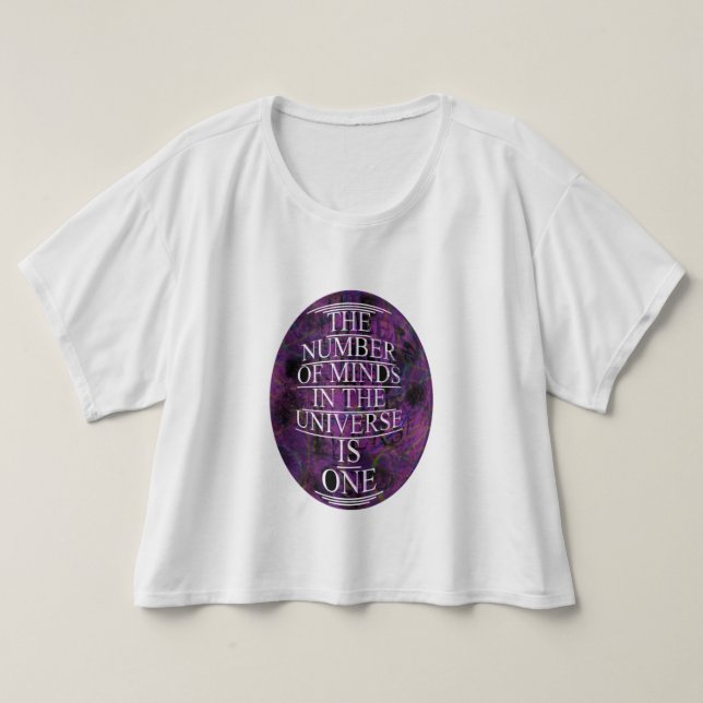 En minut, en universell tee (Design framsida)