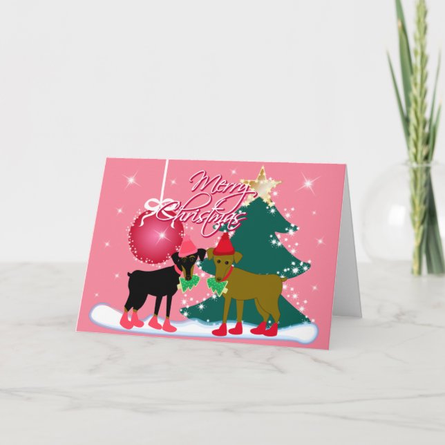 En minut klämmer fast jul helgkort (Framsida)