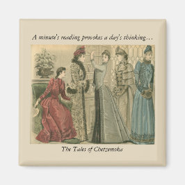 En minuts läsning framkallar en dags tänkande magnet