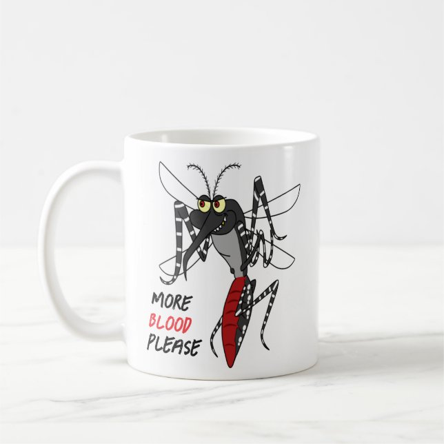 En missnöjd Mosquito Kaffemugg (Vänster)