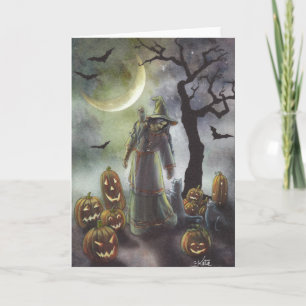 En mistpromenad på Halloween. Kort