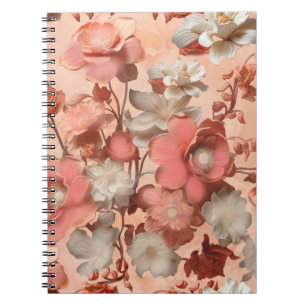En mjuk, rosa nyans med orangen Peach Fuzz Anteckningsbok