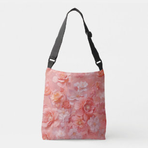 En mjuk, rosa nyans med orangen Peach Fuzz Axelväska