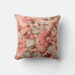 En mjuk, rosa nyans med orangen Peach Fuzz Kudde