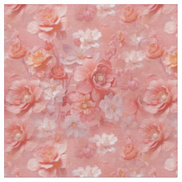 En mjuk, rosa nyans med orangen Peach Fuzz Tyg