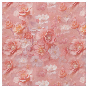 En mjuk, rosa nyans med orangen Peach Fuzz Tyg