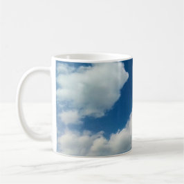 En mjukhet i molnen kaffemugg