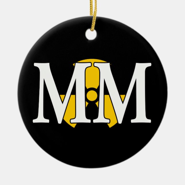 EN MM Nuke prydnaden Julgransprydnad Keramik (Framsidan)