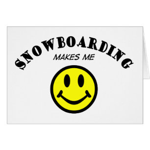 EN MM: Snowboarding Hälsningskort