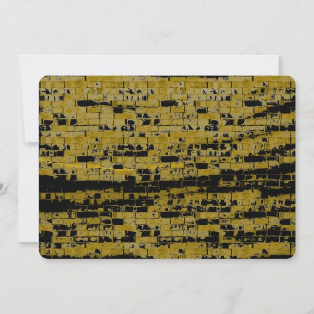 En modern, 50-årsdag anpassad inbjudan (Baksida)