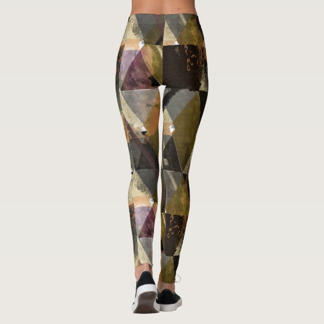 En modern abstrakt Leggings (Baksida)