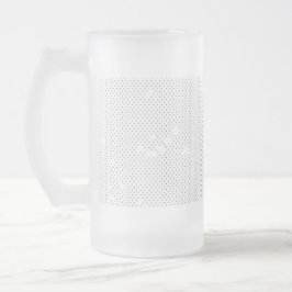 En modern design med en elegant kombination av frostat ölglas