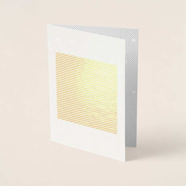 En modern design med en snygg kombination av v folierat kort (Framsida)