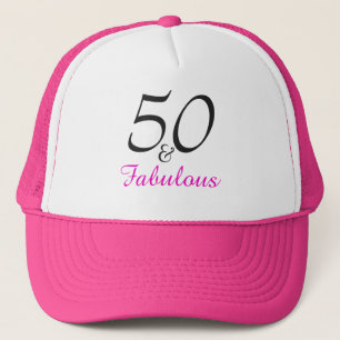 En modern Rosa 50-årsdag Keps