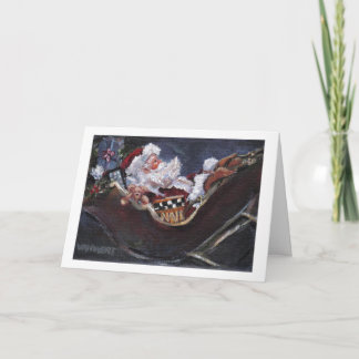 En modern vridning på traditionell jul helgkort