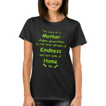 En moders kärlek | Känslingsfullt citat T-shirt