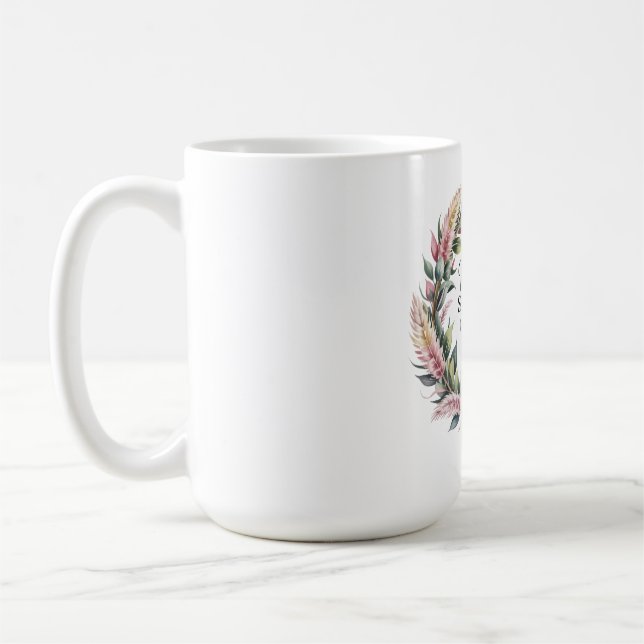 En moders styrka övervinner alla rädslor kaffemugg (Vänster)