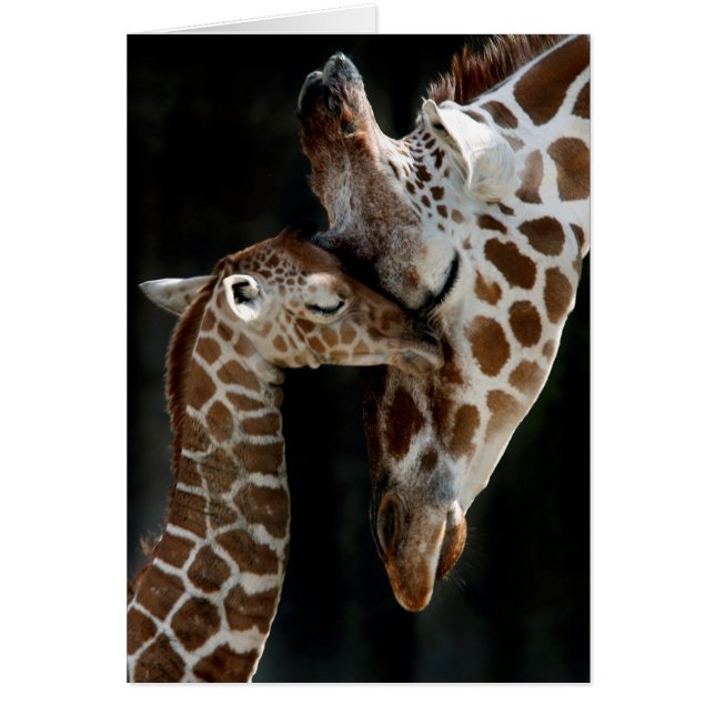 En mödrarkärlek hälsningskort (Framsidan)