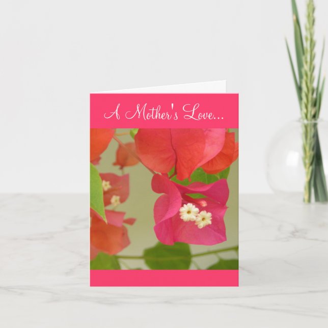 En mödrarkärlek… helgkort (Framsida)