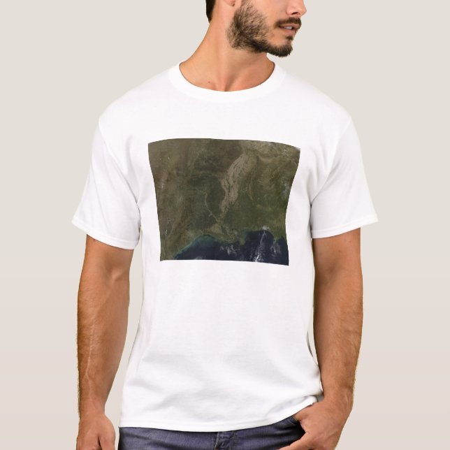 En molnfri syn på södra Stater Tee Shirt (Framsida)