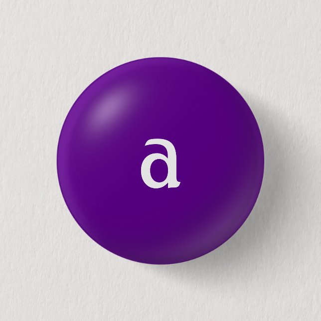 En Monogram-knapp Knapp (Framsida)