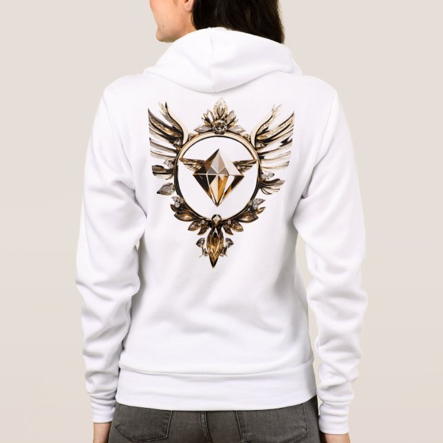 En monogram-stil-logotyp med initialer A T Shirt (Baksida)