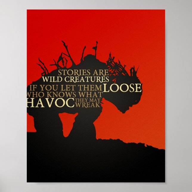 En Monster Call-artikel är Vild Creates Poster (Framsidan)