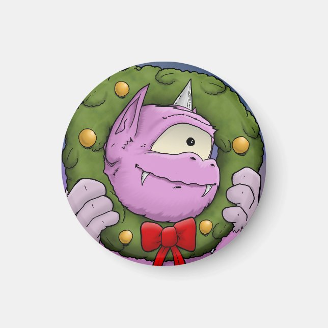 En Monster jul Miracle Magnet (Framsidan)